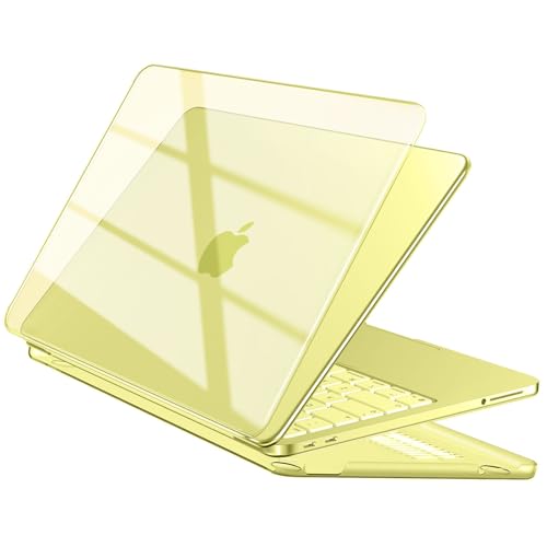 EooCoo Case for MacBook Neo 13 inch 2026, Scratch Resistant, Crystal Citrus | Lightweight, Sturdy, Easy Snap-On, Against Scratches & Everyday Bumps, Model A3404 with A18 Pro Chip - color: Crystal Citrus, size: Neo 13-inch