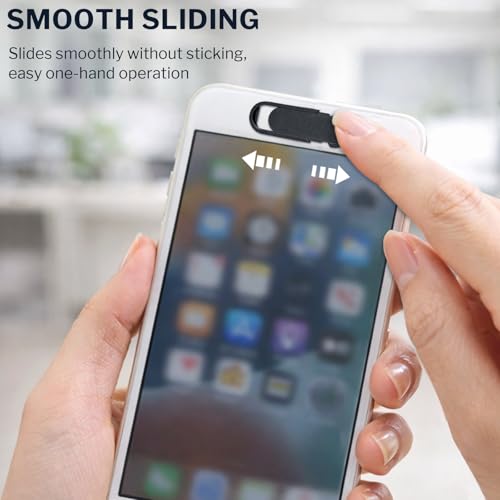 4 Pack Webcam Cover Slide, Camera Privacy Security Protectors for Laptop, Tablet, Smartphone and Computer, Ultra-Thin Camera Blocker Stickers