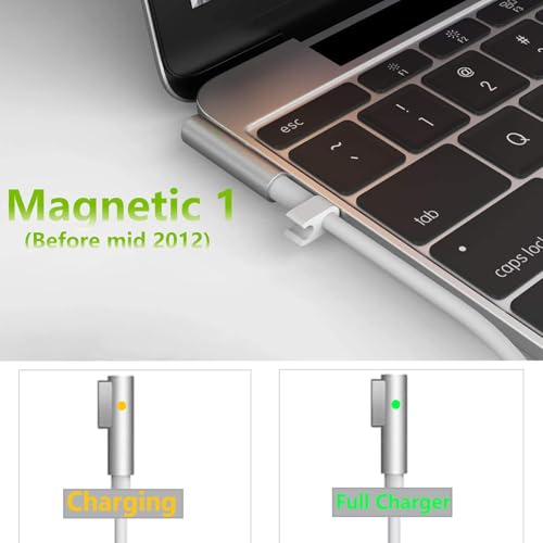 Mac Book Pro Charger 85W L-Tip Power Adapter for 13/15/17" Before Mid 2012 | Mag-netic 1 Charger Laptop Charger Compatible with old Mac Book Pro 6.6FT Cable