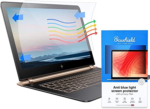 Ocushield 15.4” W (16:10) Premium Anti Blue Light Screen Protector for Laptops and Computer Monitors - Privacy - Anti-Glare - Easy Install - Anti-Fingerprint - Reduce Eye Fatigue (332 x 208mm) - size: 15.4 inches (16:10) (332 x 208mm)