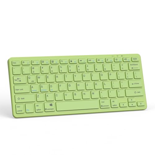 MMK Wireless iPad Keyboard-Green | Tablet Keyboard for iPad 11th/10th/9th/8th & Pro 13/12.9/11", Air 13/11" and Other Bluetooth-enabled Devices. - color: Matcha Green
