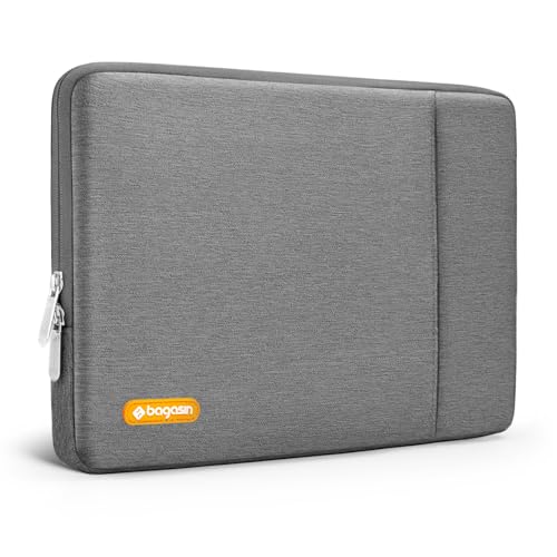 Bagasin 13.3 14 Inch Laptop Sleeve Case for MacBook Pro 14 | Compatible with MacBook Pro 14 M1-M5 2026, Fits HP Dell ASUS Lenovo 13.3-14 inch notebooks - color: Grey, size: 13.3-14