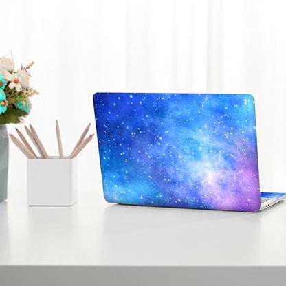 Laptop Skin Sticker Decal, 12" 13" 13.3" 14" 15" 15.4" 15.6 inch Personalized Universal Vinyl Notebook Skin Sticker Cover Art Protector Decal with Free 2 Wrist Pads, Nebula Galaxy - color: Nebula Galaxy