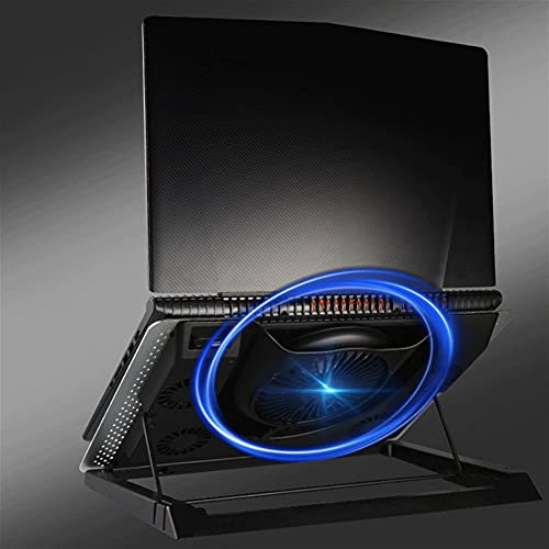 Laptop Cooler Cooling Pad (Up to 17 Inches), Ultra Quiet Notebook Cooler Stand Cooling Mat with 5 Fans，USB Ports, for Home Office Very Silent