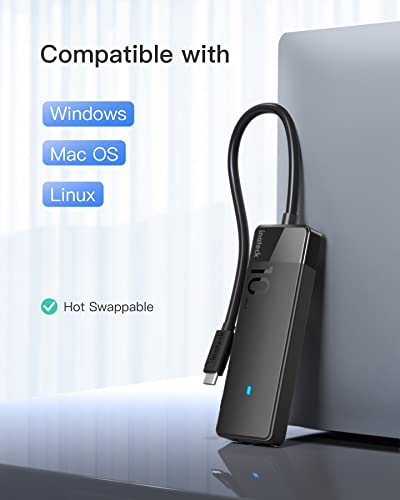Inateck USB 3.2 Gen 2 Speed, USB C to USB Hub with 4 USB A Ports, HB2025 - size: USB C TO 4A, style: With 0.7ft cable