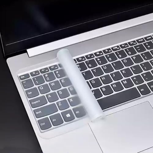 2 Pack Universal Keyboard Cover for 15.6" 16" 17.3" inch Laptop Notebook Ultra Thin Silicone Waterproof Dustproof Keyboard Protector Skin, Clear (Size:13.7" x 5")