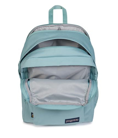 JanSport Main Campus Backpack - Travel or Work Backpack with 15-Inch Laptop Sleeve and Dual Water Bottle Pockets, Faded Sage - color: Faded Sage