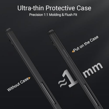 MOSISO Compatible with MacBook Pro 14 inch Case M5 M4 M3 M2 M1 2026-2021 | Ultra-Thin Seamlessly Closes Crack-Resistant Protective Hard Matte Shell&Keyboard Cover, Space Black Clear - color: Space Black Clear