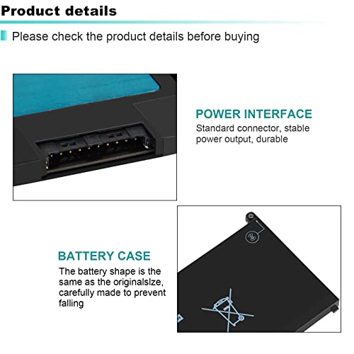 Futurebatt MXV9V Laptop Battery Replacement for Dell Latitude E5300 E5310 E7300 E7400，Latitude 5310 5300 2-in-1 Series 5VC2M 05VC2M 829MX 0829MX P96G P96G001 P97G P97G001 P97G002 P99G P99G001 P100G - size: MXV9V 10.83*5.12*0.73 in