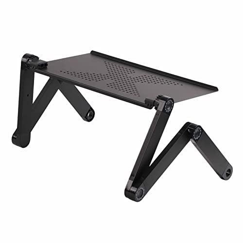 Adjustable Vented Laptop Stand Portable Ergonomic Computer Desk for Sofa Bed Office Home Use - Compact Design for Multifunctional Use