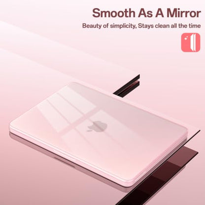 Case Compatible with MacBook Neo 13 inch 2026 (Model A3404), Scratch Resistant Protective Hard Shell Cover, Crystal Blush - color: Crystal Blush