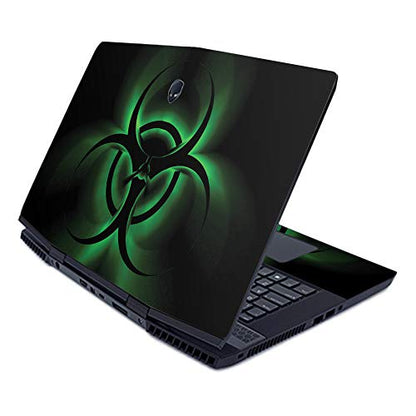 MightySkins Skin for Alienware M17 (2019) - Bio Glare | Protective, Durable, and Unique Vinyl Decal wrap Cover | Easy to Apply, Remove, and Change Styles | Made in The USA