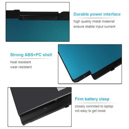Emanjor 95Wh Type PKWVM 11.4V Laptop Battery Replacement for Dell Precision 7550 7560 7750 7760 P93F P93F001 P93F002 P44E P44E001 P44E002 453-BBCQ C903V CR72X 17C06 0CR72X 0447VR 068N03