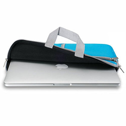 UESWILL Neoprene Soft Sleeve Bag Briefcase Compatible with 13 inch MacBook Pro/MacBook Air / 13 inch Ultrabook Chromebook Notebook Netbook Computer Tablet & 12.9 iPad Pro,(Blue) - color: Blue, size: 12.5-12.9-13-13.3 inches