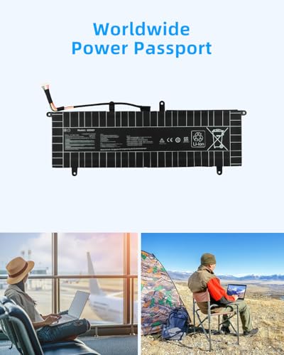 70Wh C41N2004 Laptop Battery Replacement for Asus for ZenBook Duo 14 UX482E UX482EA UX482EAR UX482EG UX482EGR UX482EA-HY006T UX482EA-HY777TS UX482EG-HY016R UX482EAR-DH71T Series 15.4V High performance - style: C41N2004