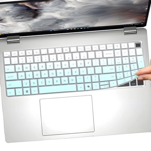 2 PCS Keyboard Cover for 16" Dell Pro 16/Pro 16 Plus/Pro Max 16 PB16250 PB16255 PC16250 PC16255 MC16250 MC16255, Dell Pro Max 18 Plus MB1825 2026-2024 18'' Laptop (NOT FIT Pro 16 Premium DA16250) - color: MGreen+Clear