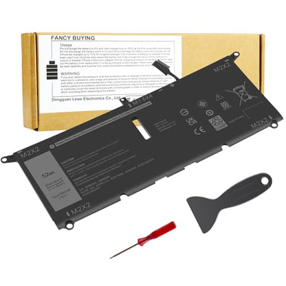 DXGH8 0H754V H754V G8VCF G8VCF6C HK6N5 Battery for Dell XPS 13 9370 9380 2019 Inspiron 13 7000 7390 7391 2-in-1 5390 5391 14 7400 7490 Latitude 3301 E3301 Vostro 5390 5391, P113G001 P82G P82G001 52Wh - size: 11.18*3.9*0.2inch DXGH8