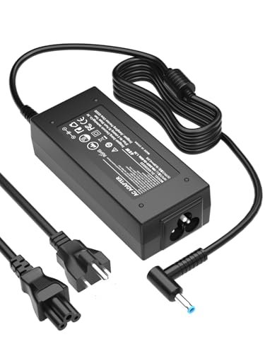 45W Charger Compatible with Hp HP 17 inch Laptop 17-byxxx 17-akxxx 17-anxxx 17-bsxxx 17-caxxx 17-cpxxx 17-cnxxx 17-GXXX 17-pxxx 17-yxxx 17-x1xxx 17-ak013dx 17-by1053dx Power Supply Cord