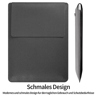 13.3-14 Inch Laptop Sleeve - Thin & Padded Case Compatible with 14" (2022), 13.3" (2015) Models | Portable Dark Gray Protective Sleeve (Dark Gray, 13.3-14 Inch) - color: Dark Gray