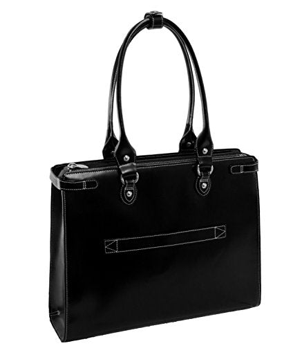 McKLEIN 15" Leather Laptop Briefcase- WINNETKA - color: Blk