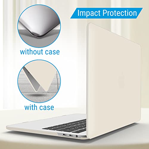 IBENZER Compatible with MacBook Pro 13 Inch Case M2 M1 2026 2025 2024 2023 2022 A2338 A2289 A2251 A2159 A1989 A1706 A1708, Hard Shell Case & Keyboard Cover for Mac Pro 13, Rocky Gray,T13RKGY+1 - color: Rocky Gray