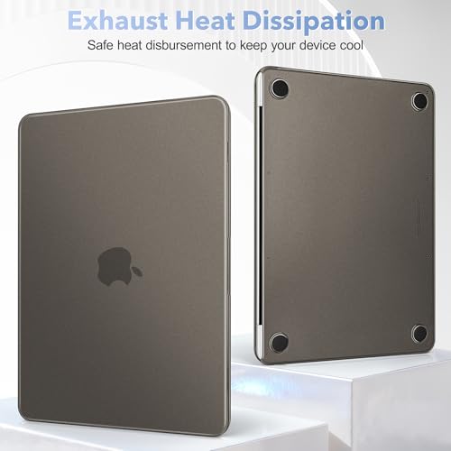 May Chen Compatible with MacBook Neo 13 inch Model A3404 2026 Release, Slim & Lightweigh Frosted Finish Protective Case with Keyboard Cover&Screen Protector, Frosted Black - color: Frosted Black