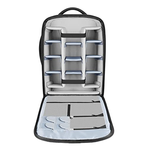 Neewer Convertible Rolling Camera Backpack for SLR/DSLR Cameras and Accessories (NW3300) –Black - style: Nw3300-g