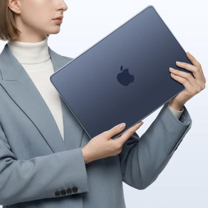 B BELK for MacBook Neo Case 13 inch 2026 | (A18 Pro, Model A3404) | 1:1 Precision Fit | Official Indigo Clear | Matte Hard Shell Case | Scratch & Fingerprint Resistant for New MacBook Neo 13 inch Case - color: Indigo Clear