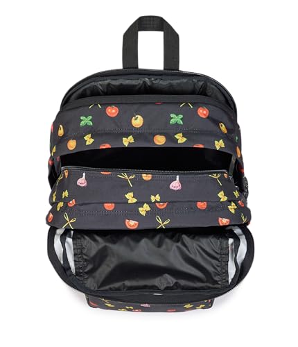 JanSport Laptop Backpack - Computer Bag with 2 Compartments, Ergonomic Shoulder Straps, 15” Laptop Sleeve, Haul Handle - Pasta Party - color: Pasta Party