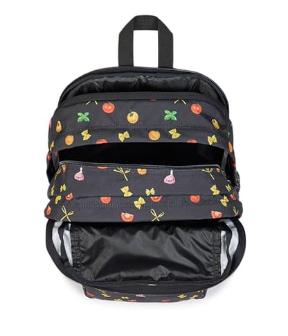 JanSport Laptop Backpack - Computer Bag with 2 Compartments, Ergonomic Shoulder Straps, 15” Laptop Sleeve, Haul Handle - Pasta Party - color: Pasta Party