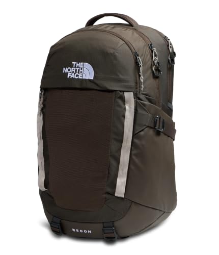 The North Face Recon Everyday Laptop Backpack - Daypack, Water Repellent, Laptop Sleeve, 2 Water Bottle Pockets, Dark Chestnut/Stone Slab, One Size - color: Dark Chestnut/Stone Slab, size: One Size