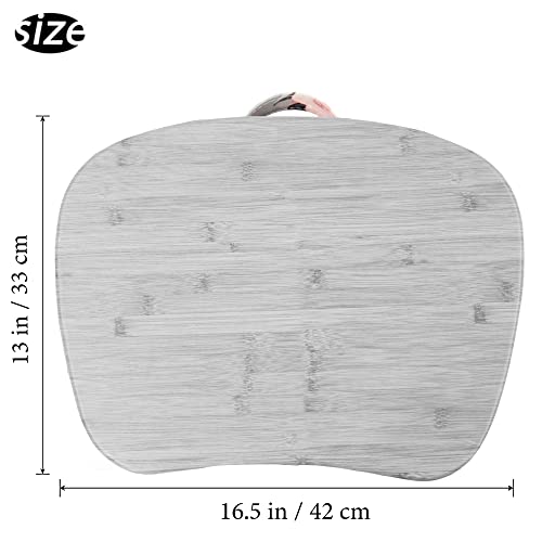 Lap Laptop Desk - Portable Lap Desk with Pillow Cushion, Fits up to 15.6 inch Laptop for Home Office Students Use as Computer Laptop Stand, Book Tablet(1-Light Grey) - color: 1-light Grey