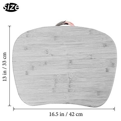 Lap Laptop Desk - Portable Lap Desk with Pillow Cushion, Fits up to 15.6 inch Laptop for Home Office Students Use as Computer Laptop Stand, Book Tablet(1-Light Grey) - color: 1-light Grey