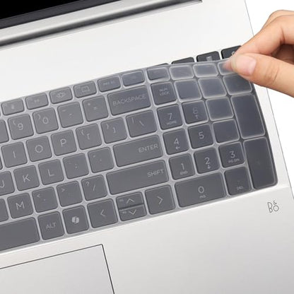 Keyboard Cover for 2026 2025 HP OmniBook 7 16-az 16-ay Series 16-az0097nr 16-ay0087nr 16", HP OmniBook 7 17.3” 17-dc Series 17-dc0097nr Keyboard Cover Protector(Not fit Omnibook X 17-dd 17t-dd)-Clear