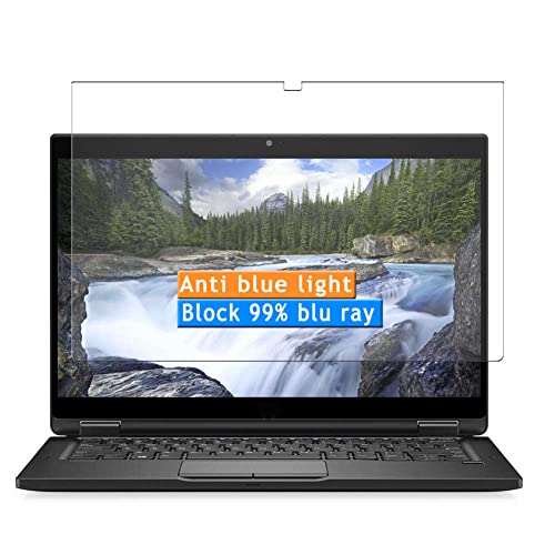 2-Pack Anti Blue Light Screen Protector, compatible with Dell Latitude 13 7000 (7389) 2-in-1 13.3" TPU Film Protectors Sticker [ Not Tempered Glass ]