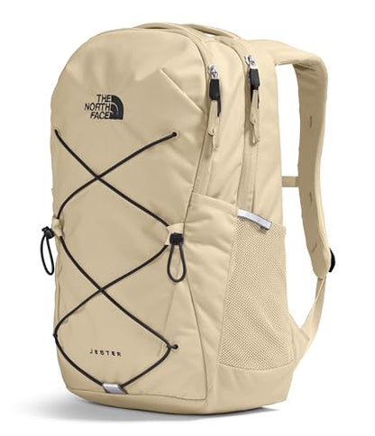 The North Face Jester Everyday Laptop Backpack, Gravel/Blk, OSFA | Commuter Travel Bag, Laptop Sleeve, Water-Repellent - color: Gravel/Tnf Black