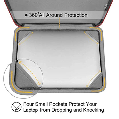 MOSISO Compatible with MacBook Pro 14 inch Case M5 2026 M4 M3 M2 M1 2025-2021 A3427 A3426 A3434 A3112 A3185 A3401 A2918 A2992 A2779 A2442, Case&Bag&Keyboard Skin&Webcam Cover&ScreenFilm, Red - color: Red