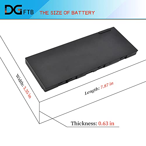 DGTECH 77+ 01AV477 Laptop Battery Compatible with Lenovo Thinkpad P50 P51 P52 Series SB10H45077 SB10H45078 00NY493 00NY492 L17L6P51 L17M6P51 SB10K97634 SB10K97635 01AV495 01AV496 77+ 77++