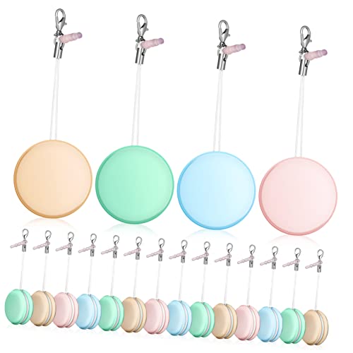 18pcs Macaron Screen Cleaners Cute Phone Cleaning with Decorative Pendant Versatile for Smartphones Tablets Laptops and Glasses Random Colors