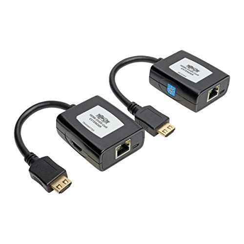 Tripp Lite HDMI Over Cat5/Cat6 Active Extender Kit, Transmitter & Receiver, USB Powered, Video & Audio, 1080p at 60Hz (B126-1A1-U), BLACK - style: HDMI, BUS Powered