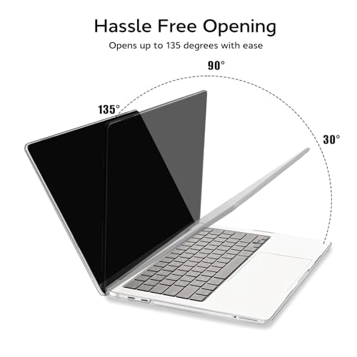 for MacBook Neo 13 inch Case 2026 A3404, Crystal Clear | 3-in-1 Scratch-Resistant Protection Hard Shell Case with Keyboard Cover & Screen Protector, Slim Lightweight for Mac Neo Case - color: Crystal Clear