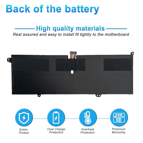 L18C4PH0 L18M4PH0 5B10W67180 Laptop Battery Replacement for Lenovo Yoga C940-14IIL Yoga C940 15irh 14 Series 5B10W67374 5B10T11585 5B10T11586 60Wh 7820mAh 4-Cell - size: 10.02*3.70*0.39inch L18C4PH0