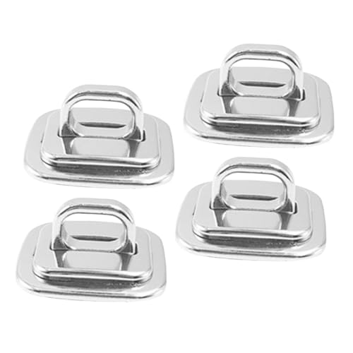 Housoutil 4pcs Laptop Security Plate -Theft Anchor for Keyed Combination Cable Locks Design for Desks Monitors and Devices Sturdy Theft