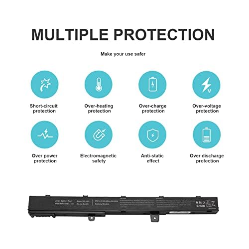Fancy Buying Laptop Battery for Asus X551 X551C X551CA X551M X551MA Series A41 D550 0B110-00250100 A31N1319 A41N1308 - size: 10.3*1.56*0.85inch X451