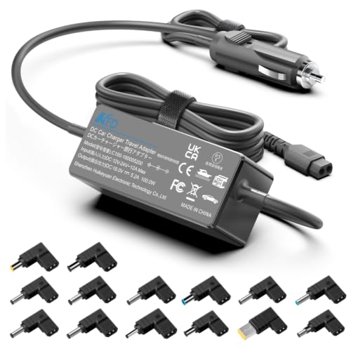 KFD 100W Universal Car Charger 12V-24V DC Adapter for Lenovo IBM HP Dell Acer Asus MSI Toshiba LG Sony Samsung Laptop Sony LG Soundbar AOC MSI Monitor TV JBL Bose Speaker Power Station Power Supply