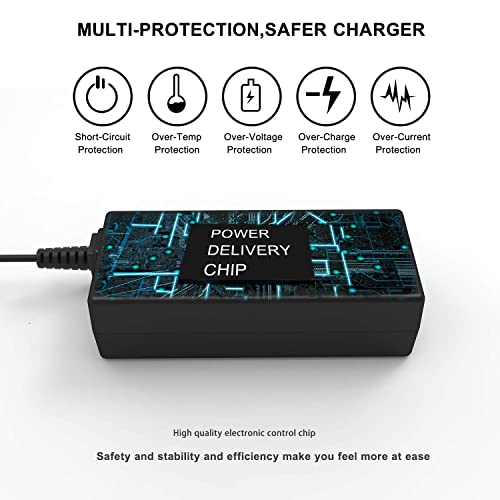 Universal 45W USB Type C Charger Compatible with HP ChromeBook x360 11A G8 EE/ 11MK G9 EE Lenovo Acer Chromebook 311 315 Asus Samsung Chromebook Computer AC Power Adapter