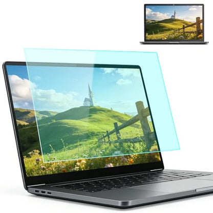 2-Pack 16 Inch 16:10 Anti Blue Light Screen Protector, Eye Protection Matte Anti Glare Film UV Blocking Protector, Fingerprint-Resistant Not for 16.1'' (16:9) Laptops - size: 16 inch 16:10 laptops