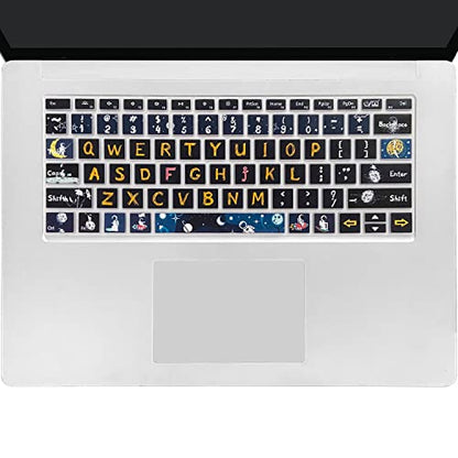 Keyboard Cover Skin for Microsoft Surface Laptop 3/4/5 13.5 & 15 Inch, Surface Laptop Studio/Studio 2 14.4",Space Man - color: Space Man