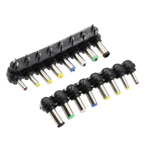 8PCS Universal For Notebook Laptop AC DC Power Supply Charger Adapter Tips Jack Connector For Charging Plug For Tablets PC