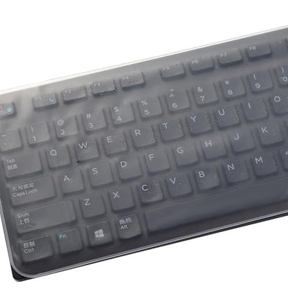 Laptop Keyboard Protective Film Universal Silicone Gel Waterproof Clear Dustproof 10-17inch(S) - color: S